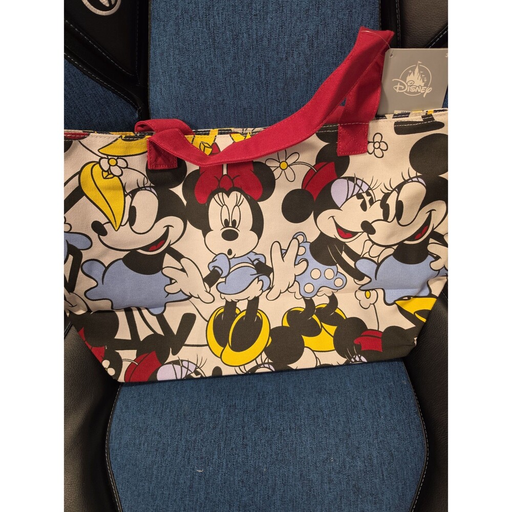 NWT Disney's Minnie Mouse Canvas Tote Bag